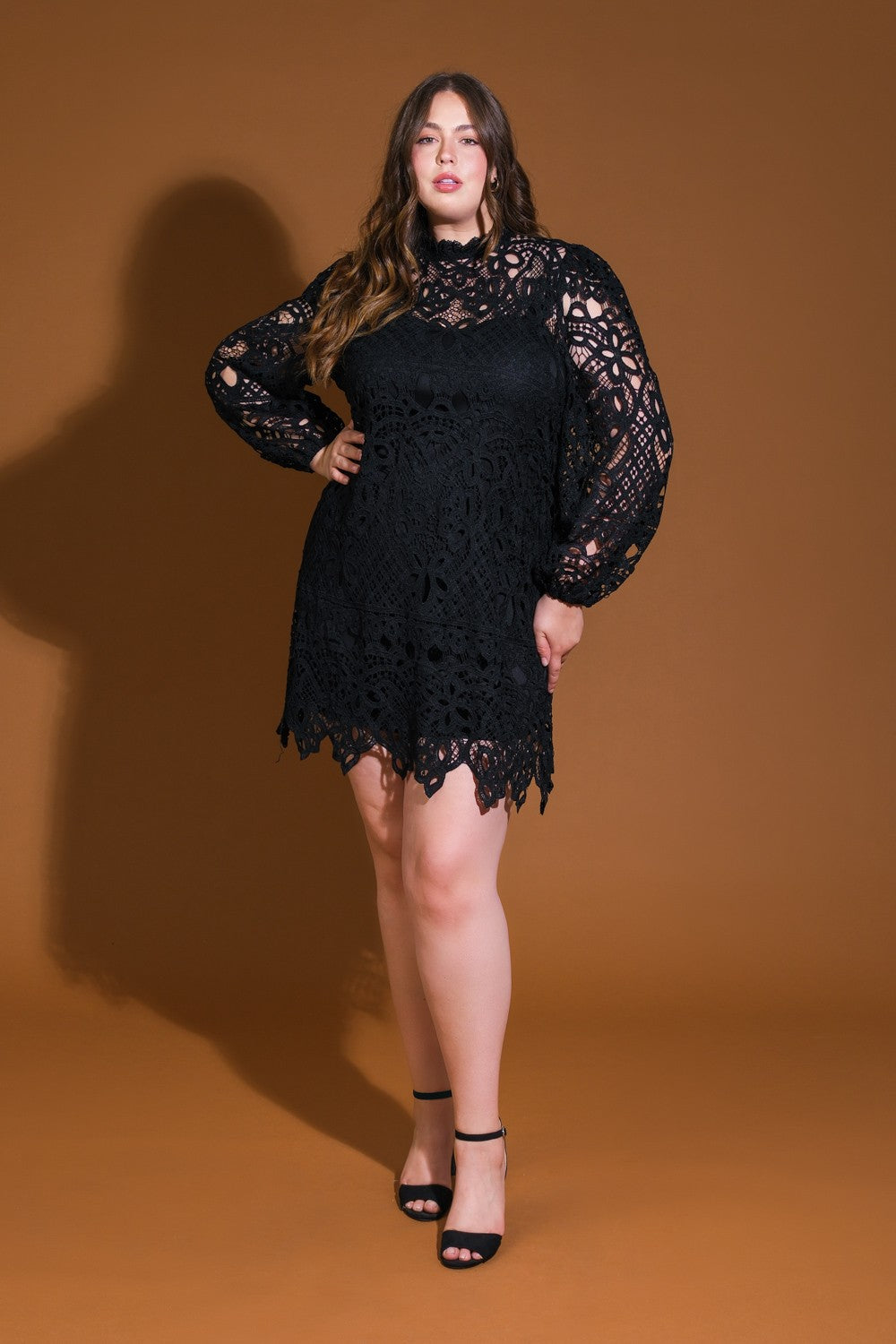 Black L Lace P