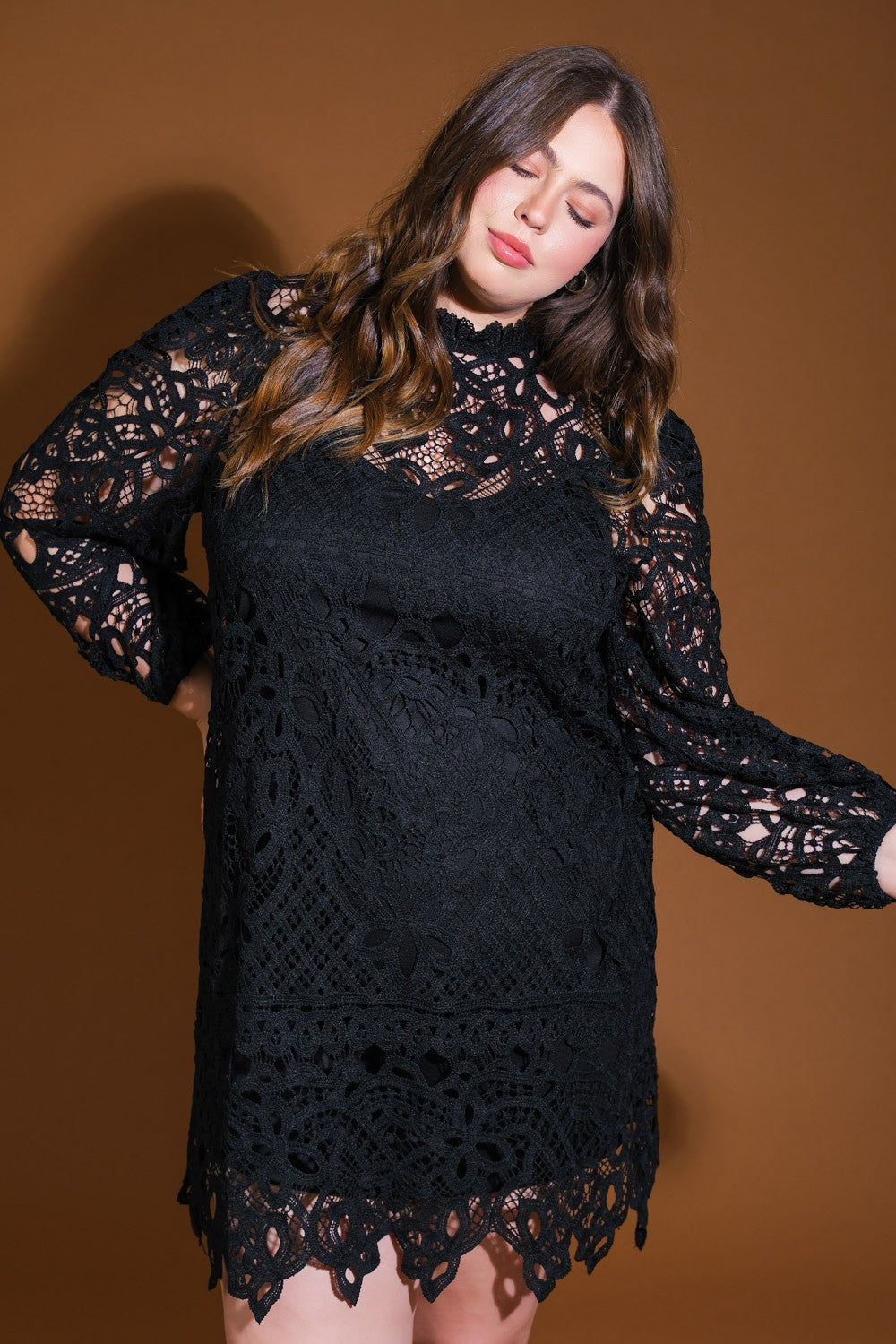 Black L Lace P