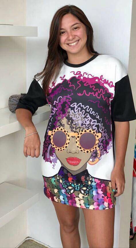 Afro girl