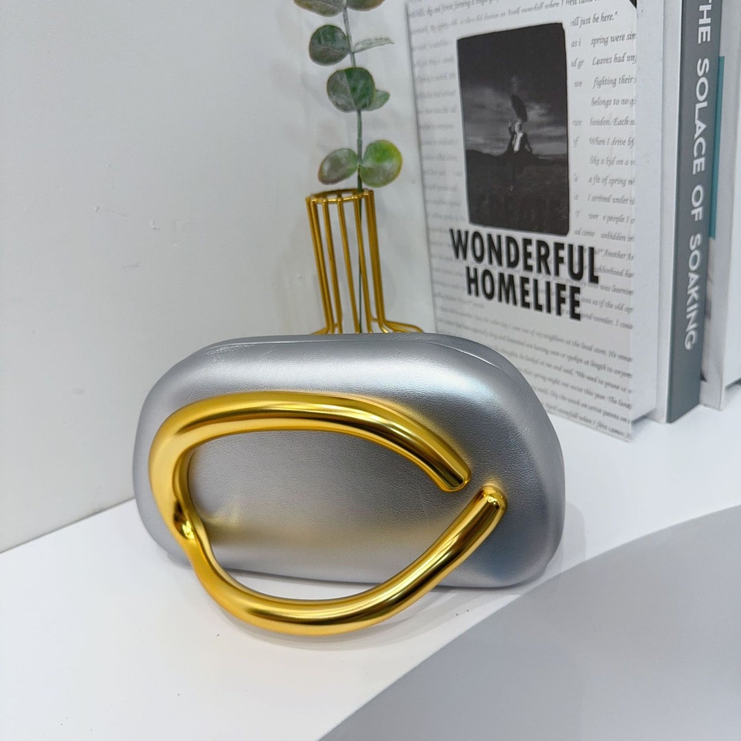 Auréa Clutch – Silver