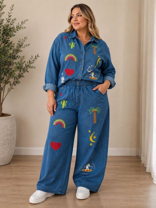 Surfer Moon Set