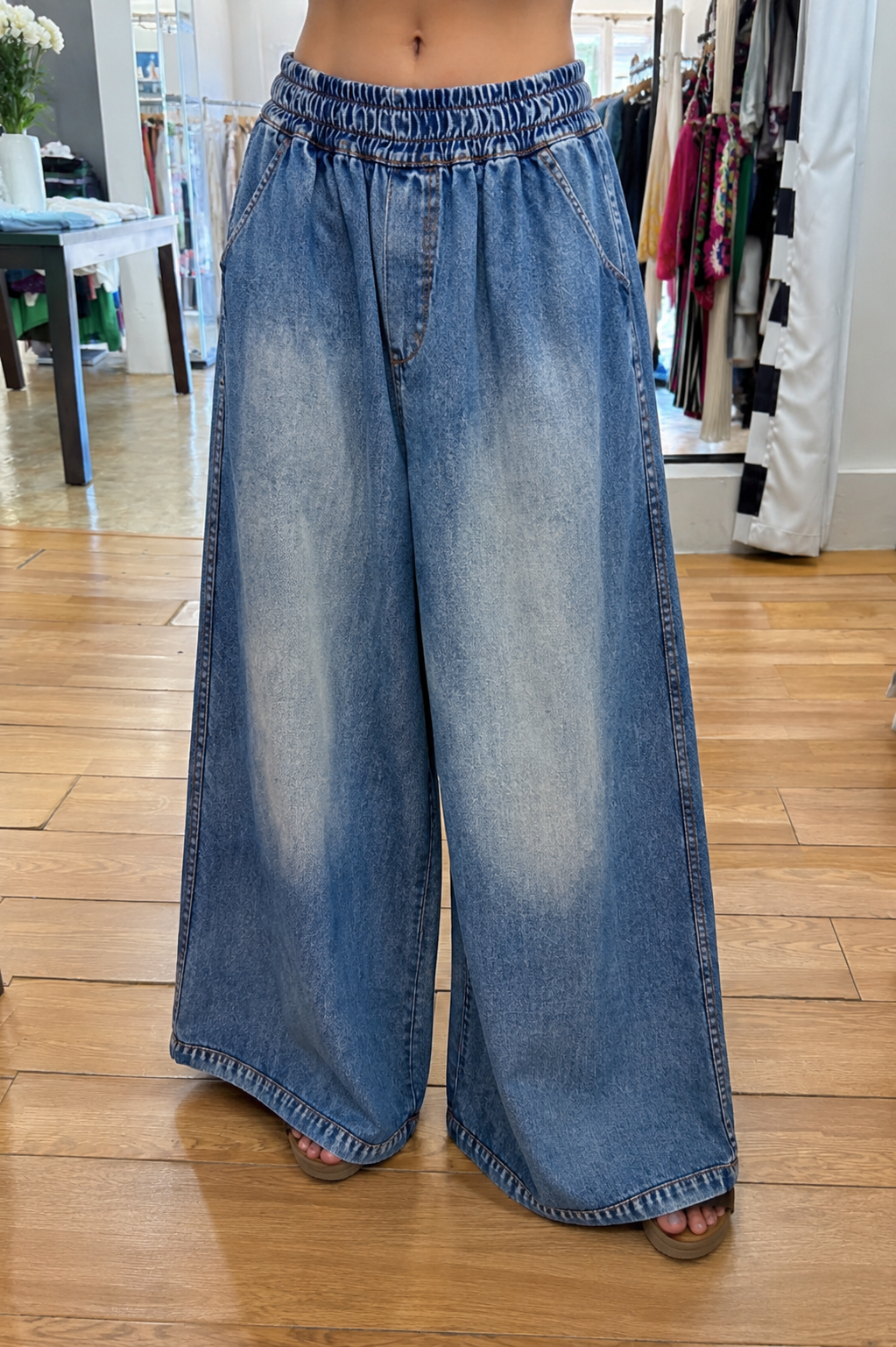 Cloud Drift Palazzo Pants