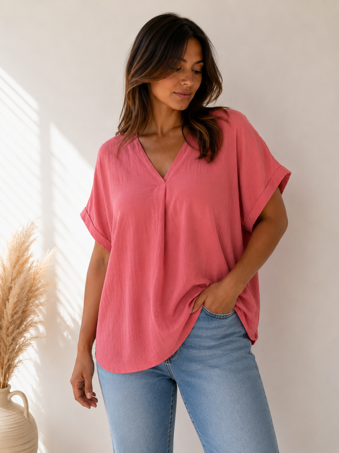 Everyday Luxe Oversized Blouse