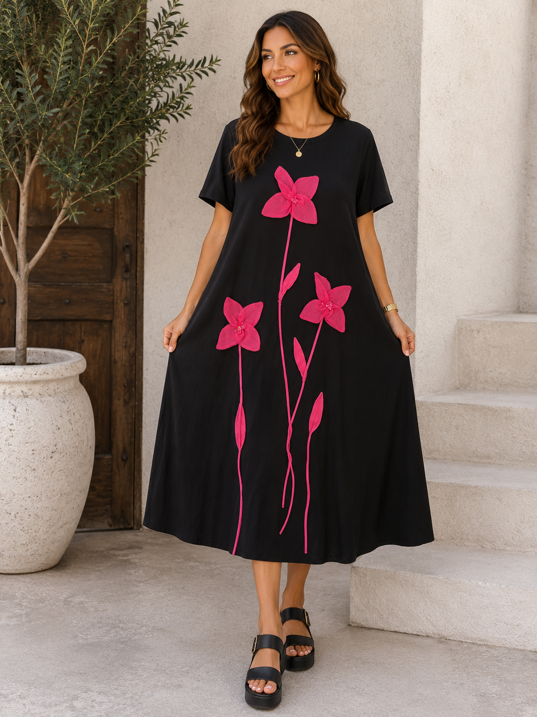Orchid Bloom Dress 🌸