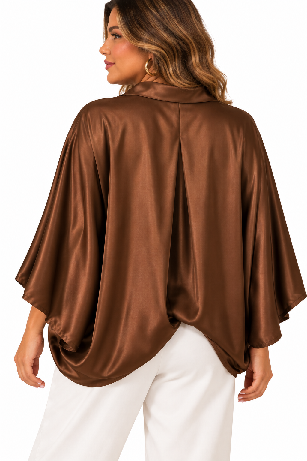 Mocha Luxe Ring Blouse