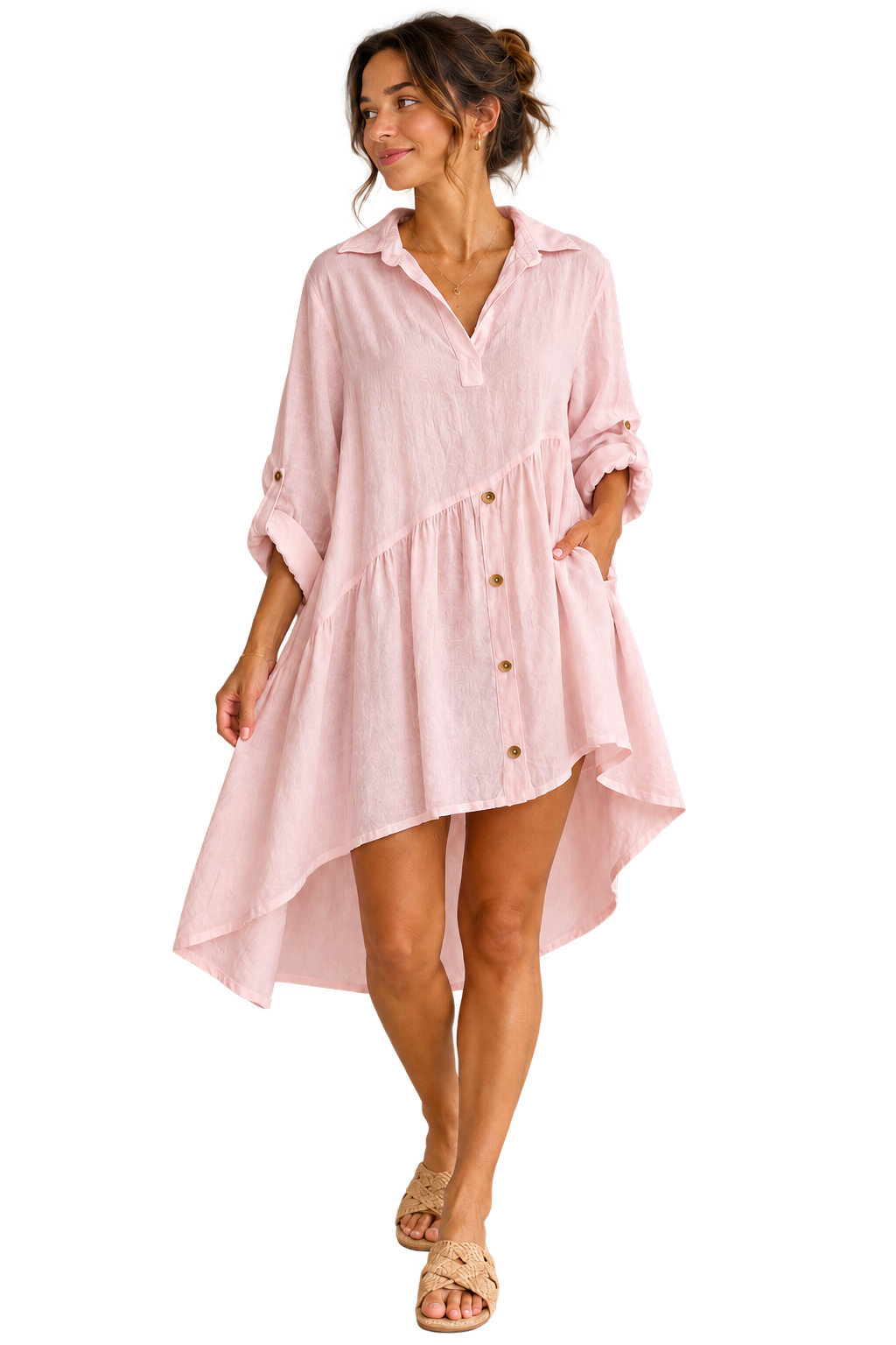 Coastal Ease Linen Dress