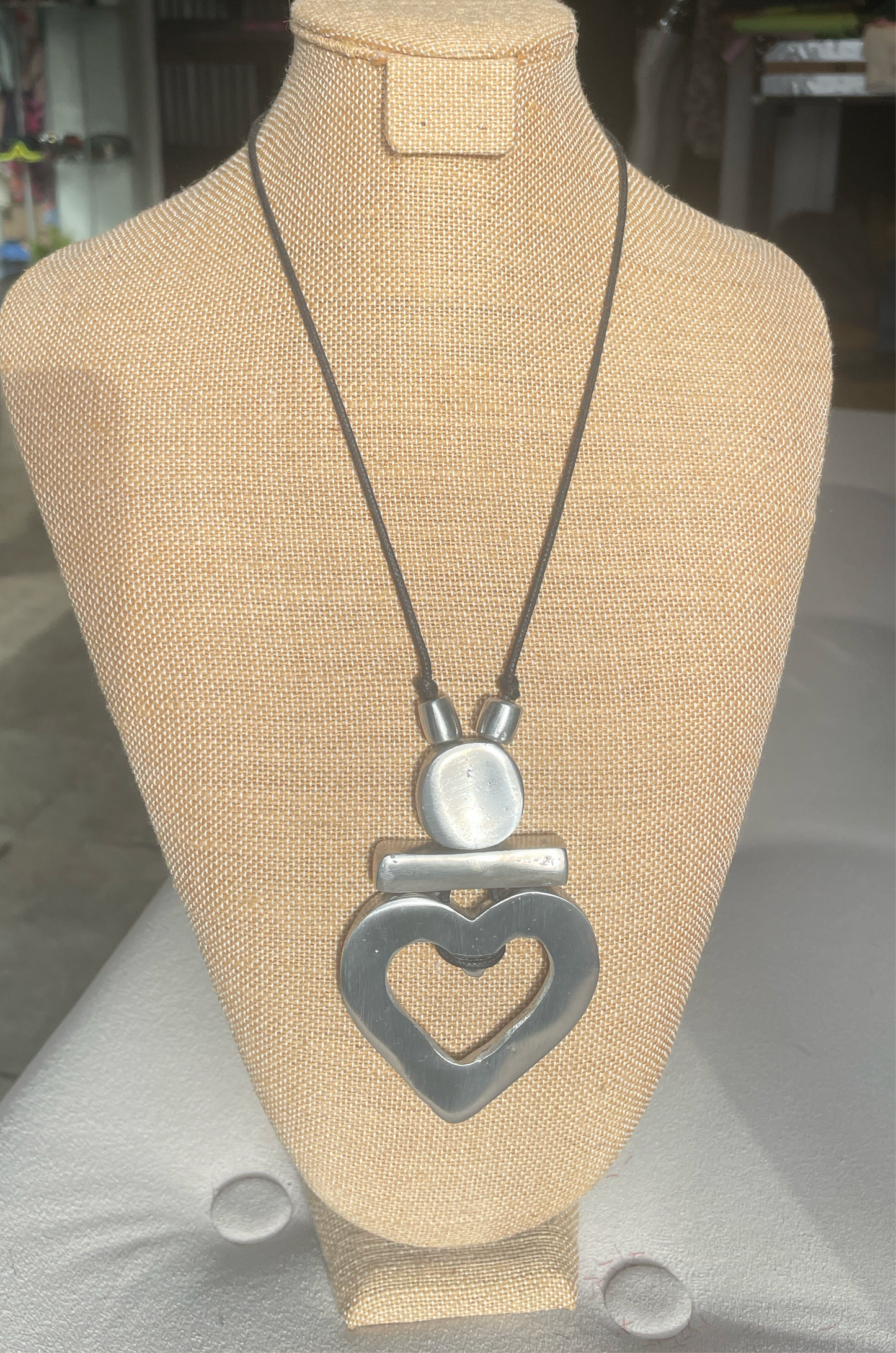 Empty Heart Necklace