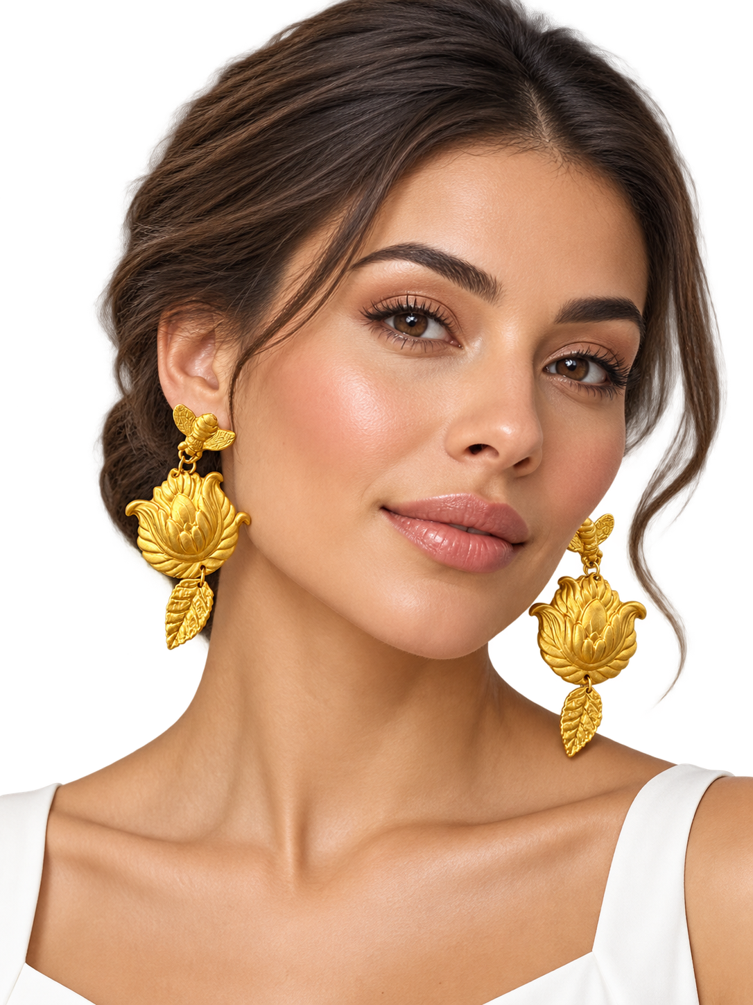 Bee Leaf Earrings