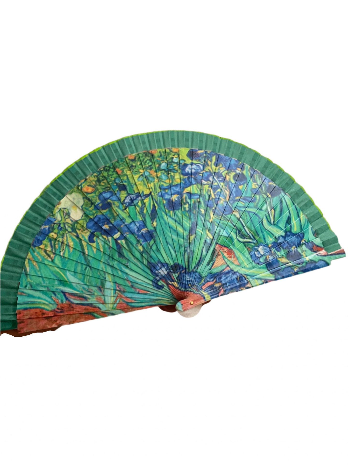 Blue Flower Fan