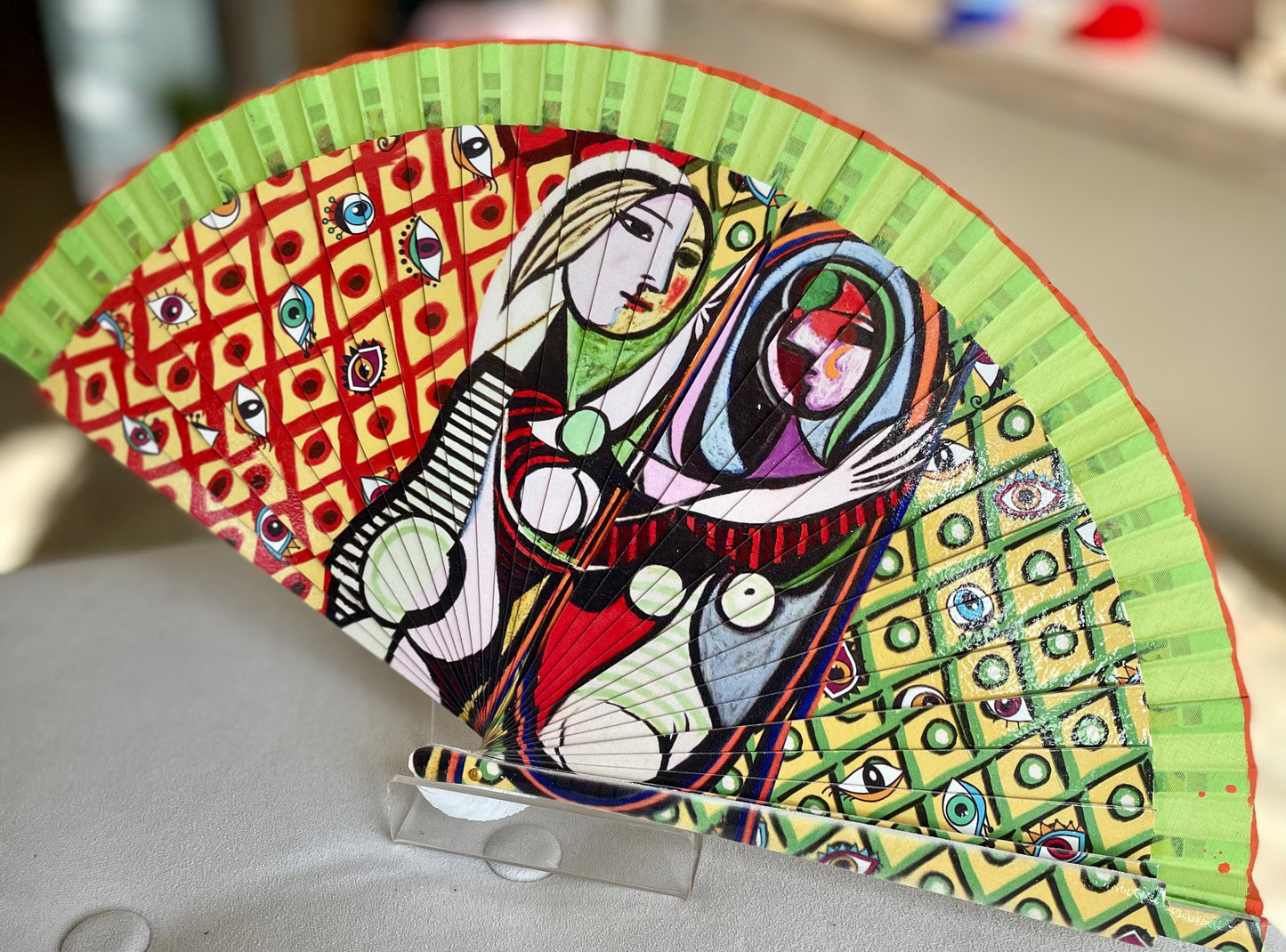 Pablo Picasso, Girl before a mirror Fan