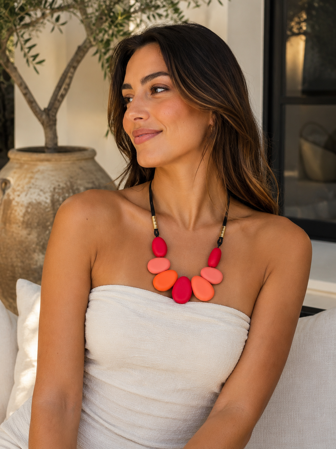 Sunset Harmony Statement Necklace