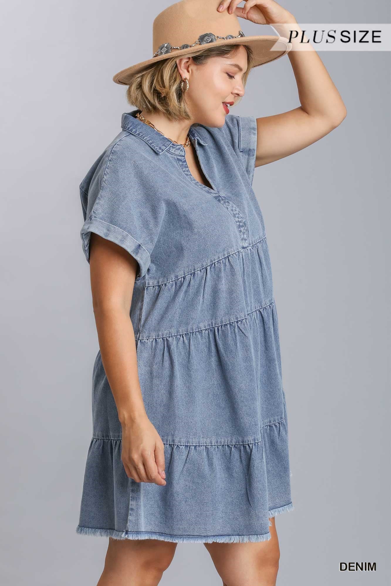 Denim dress P.