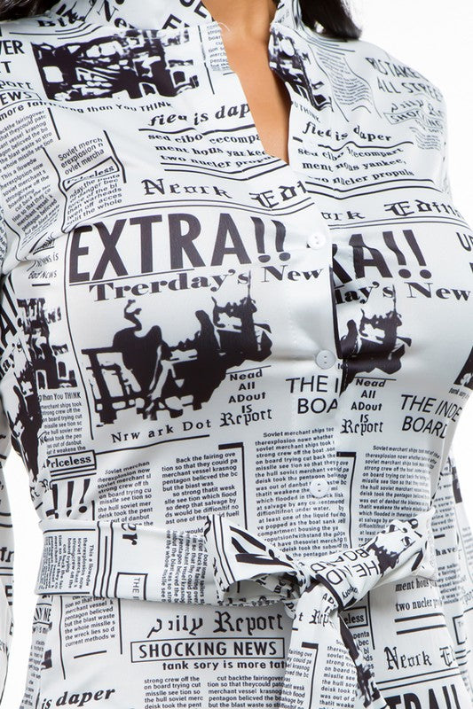 Newspaper Jumpsuit