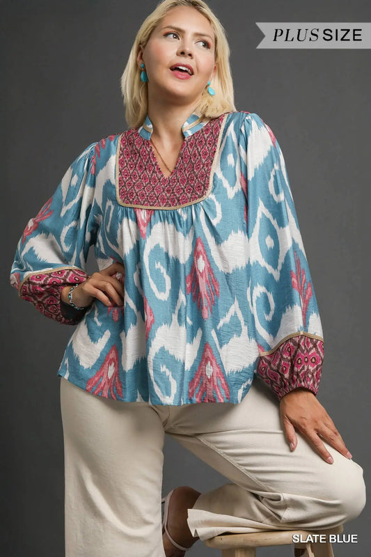 Ikat Print Boho
