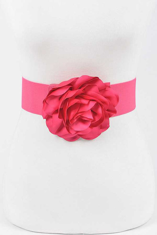 Fuchsia Flower Belt