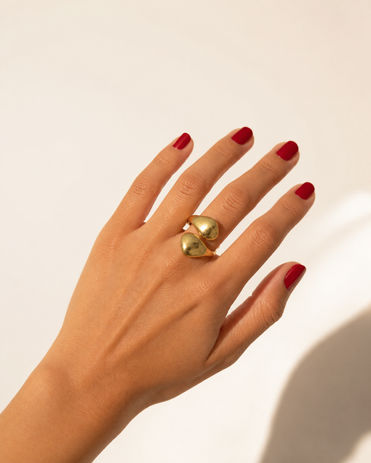 Golden Duo Ring
