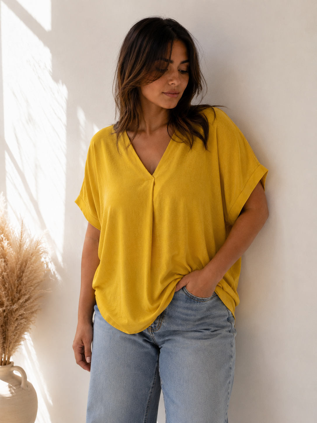Everyday Luxe Oversized Blouse