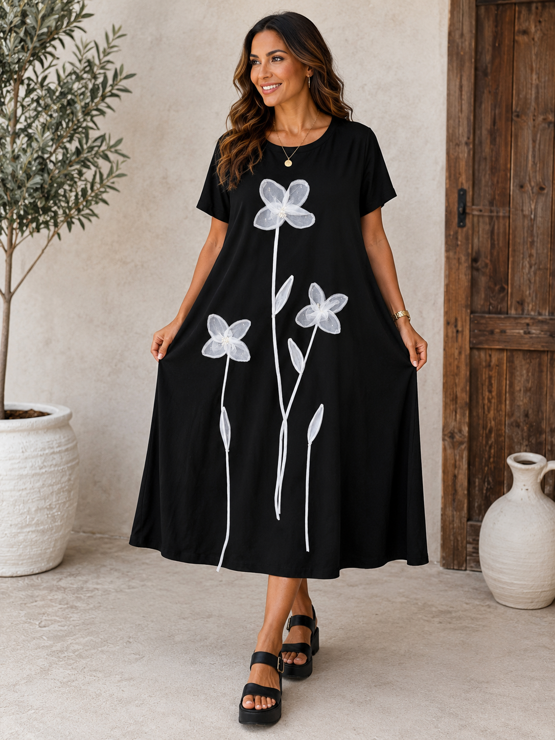 Orchid Bloom Dress 🌸