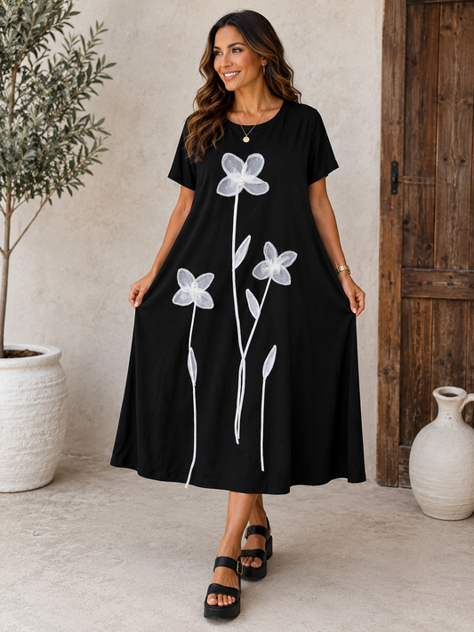 Orchid Bloom Dress 🌸