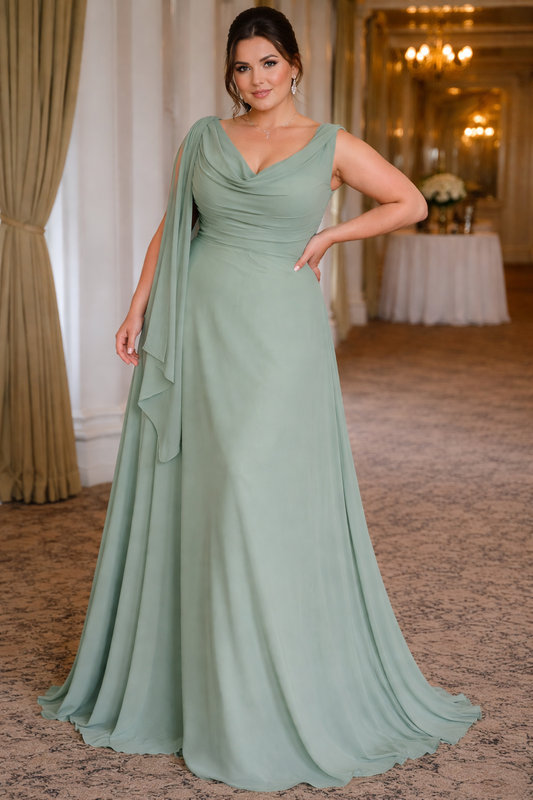 Sage Green Formal Dress