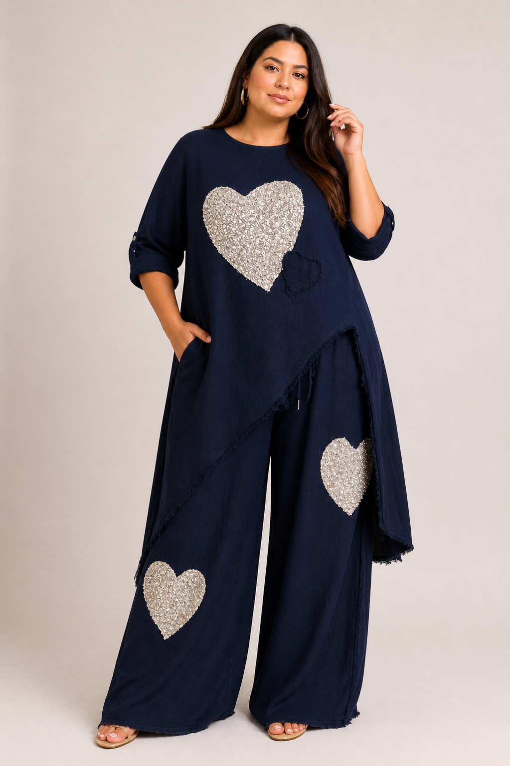 Midnight Shimmer Heart Flow Se