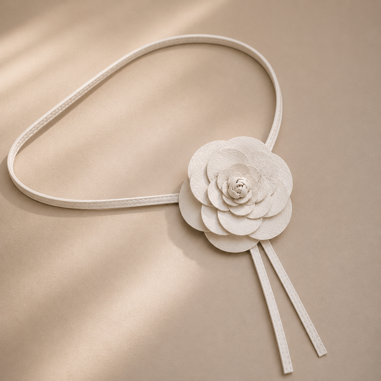 The Camellia Leather Wrap