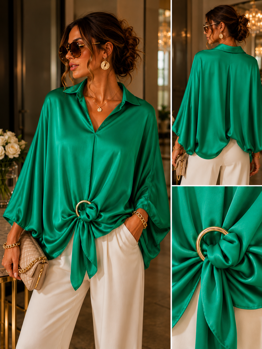 Emerald Luxe Green Blosue.