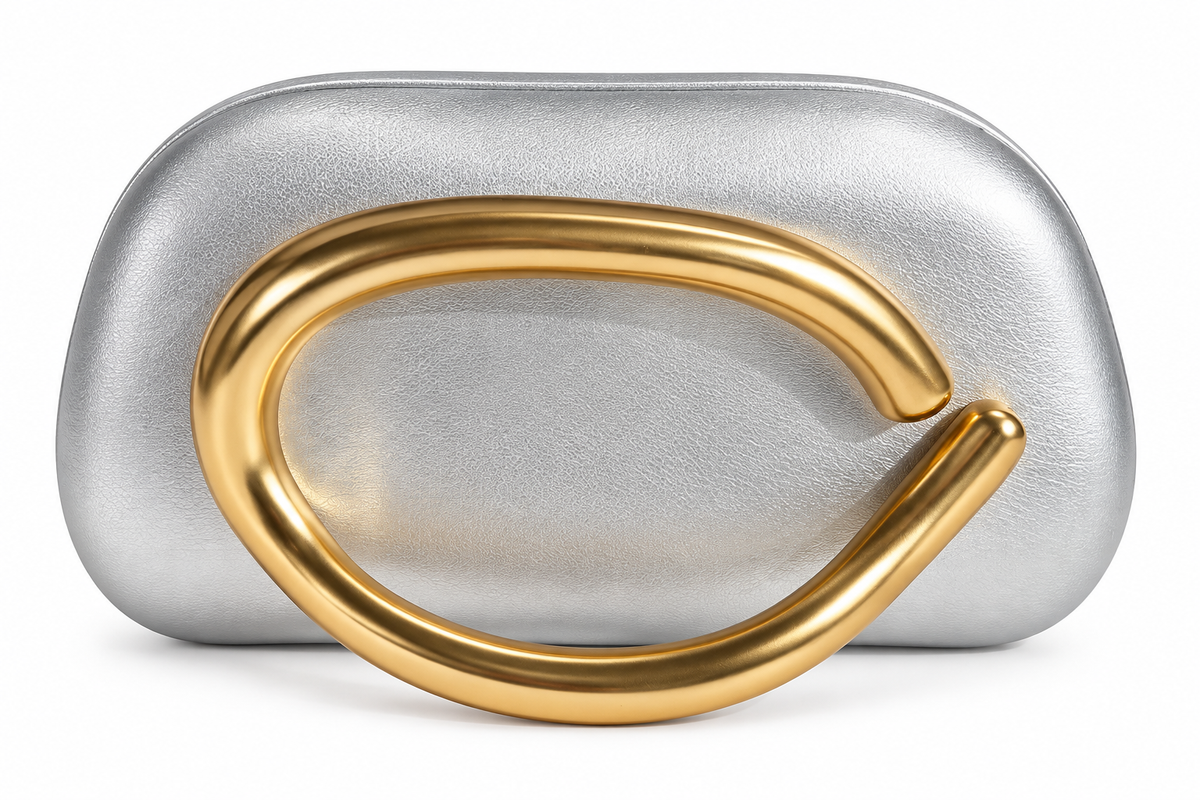Auréa Clutch – Silver