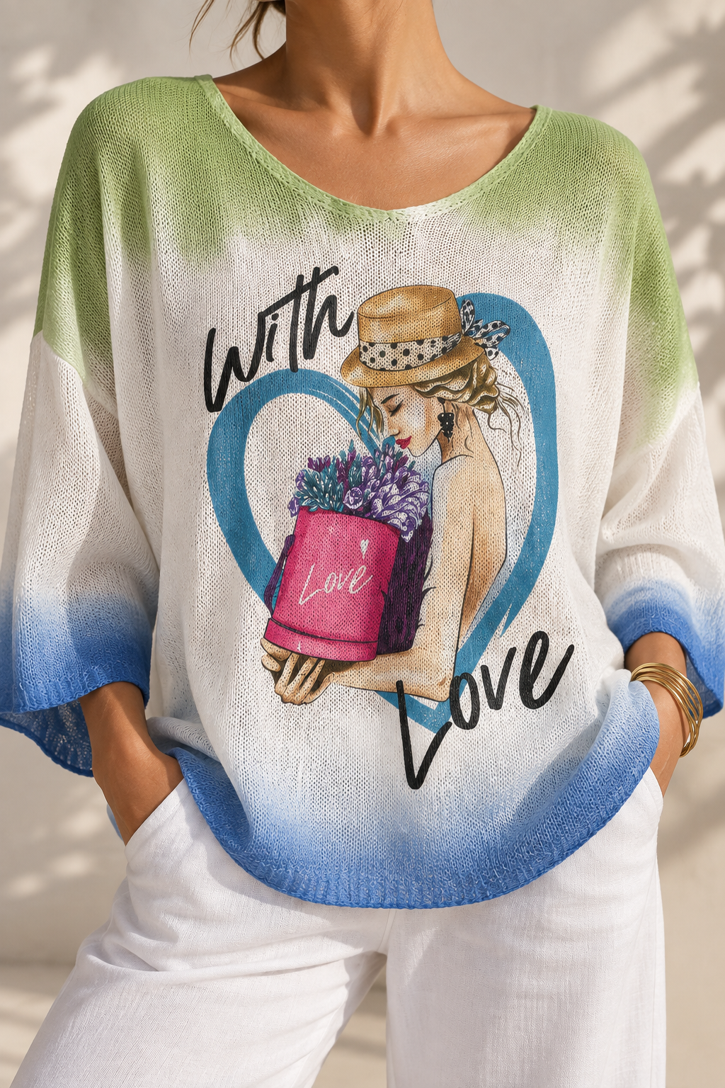 With Love Oversized Knit Top