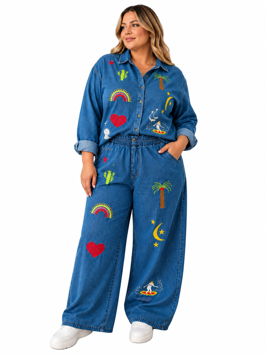 Surfer Moon Set