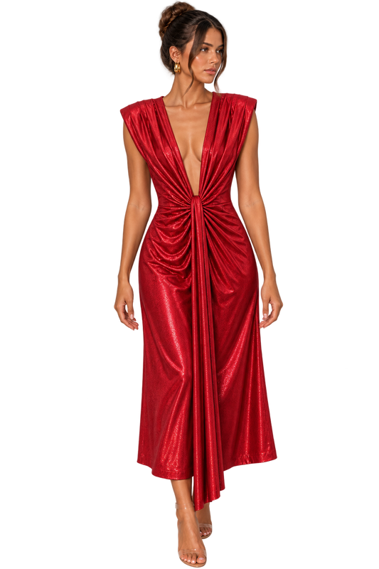 Monaco Nights Metallic Dress