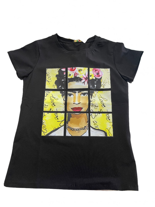 Black F T-Shirt