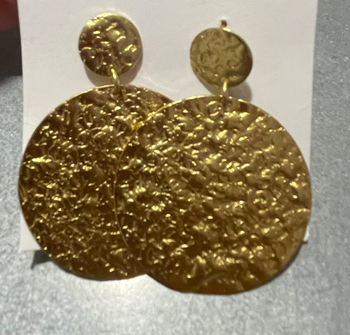 Gold Coin Earrings