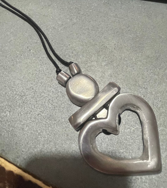 Empty Heart Necklace