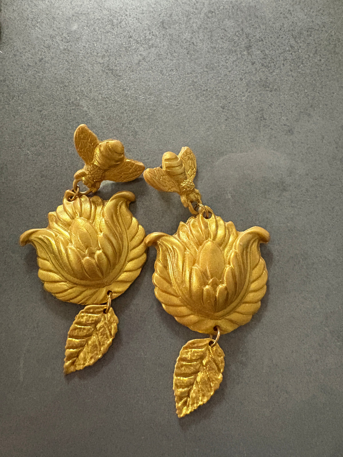 Bee Leaf Earrings