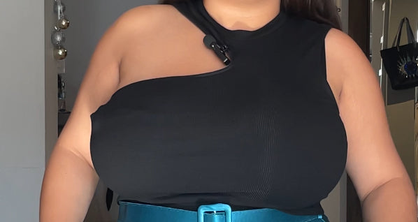 Asymmetrical black top