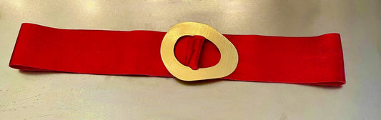 Red Metallic Belt