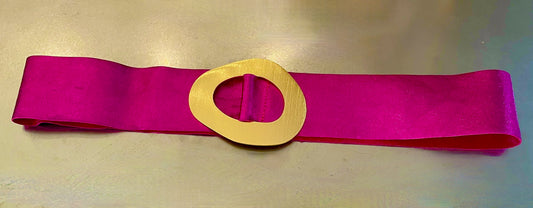 Fuchsia Metallic Belt