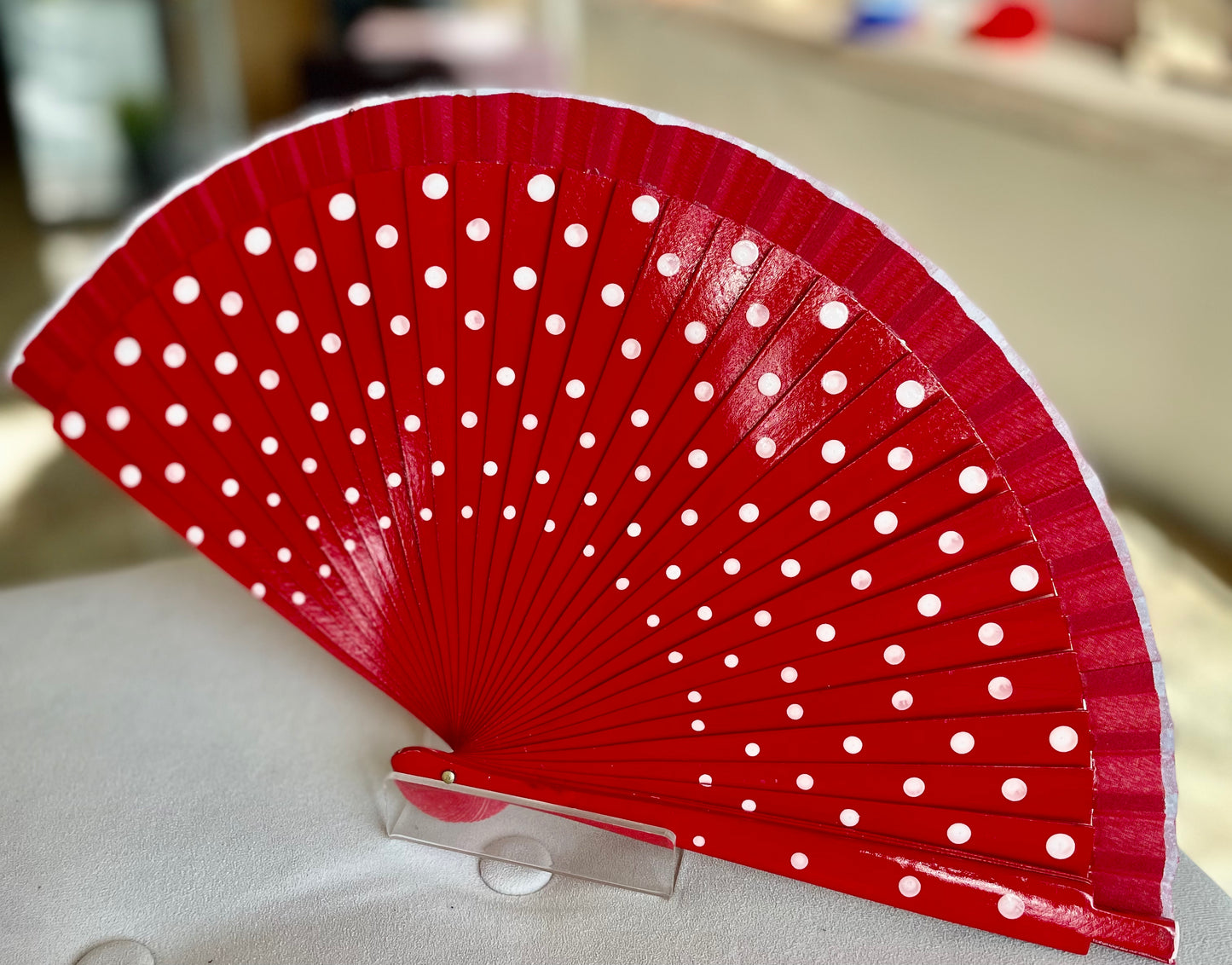 Flamenco Red Fan