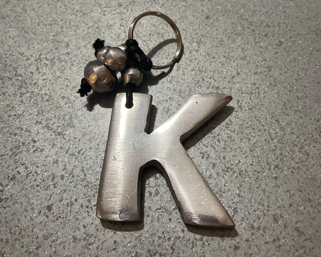 " K " Keychain