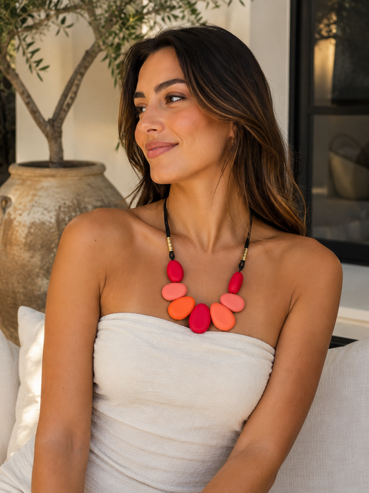 Sunset Harmony Statement Necklace
