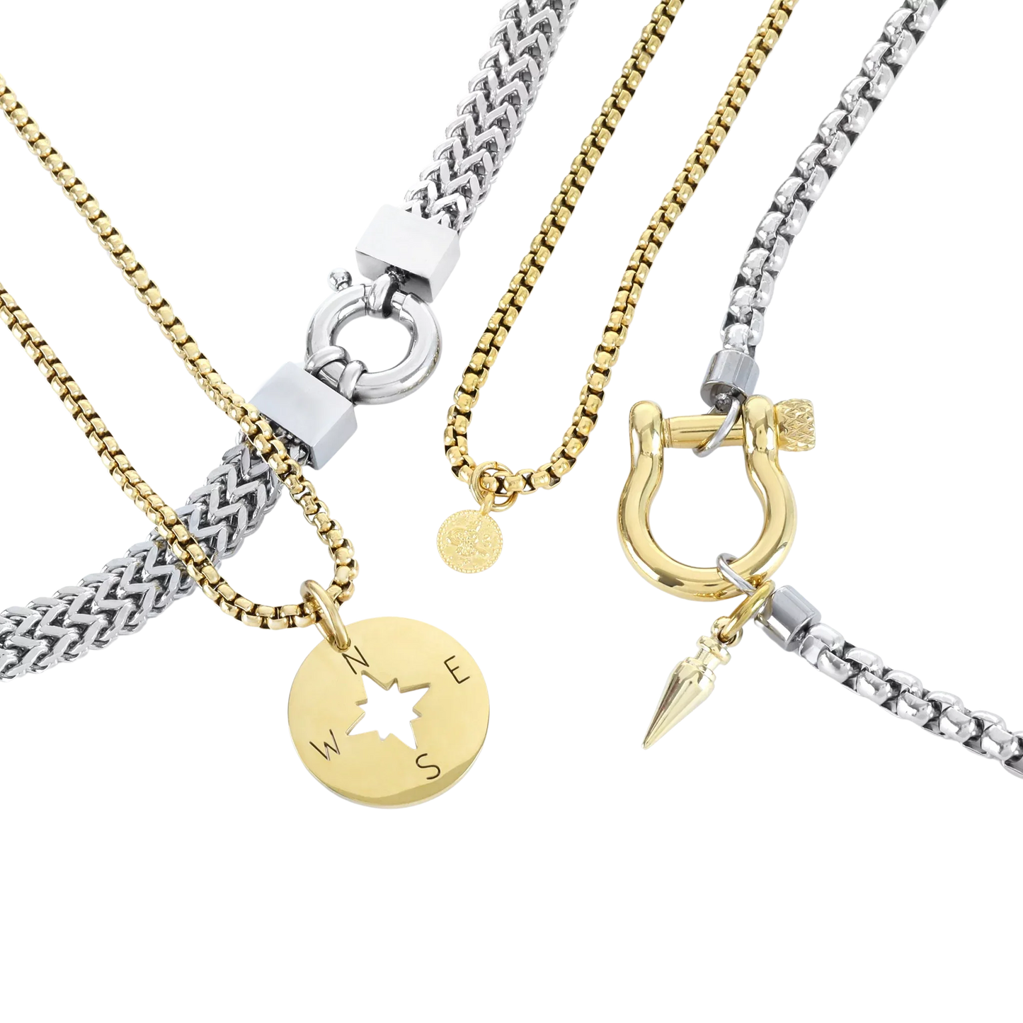 Compass Luxe Necklace Stack