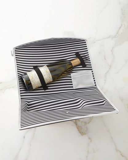 Silver Wine Clutch