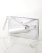 Silver Wine Clutch