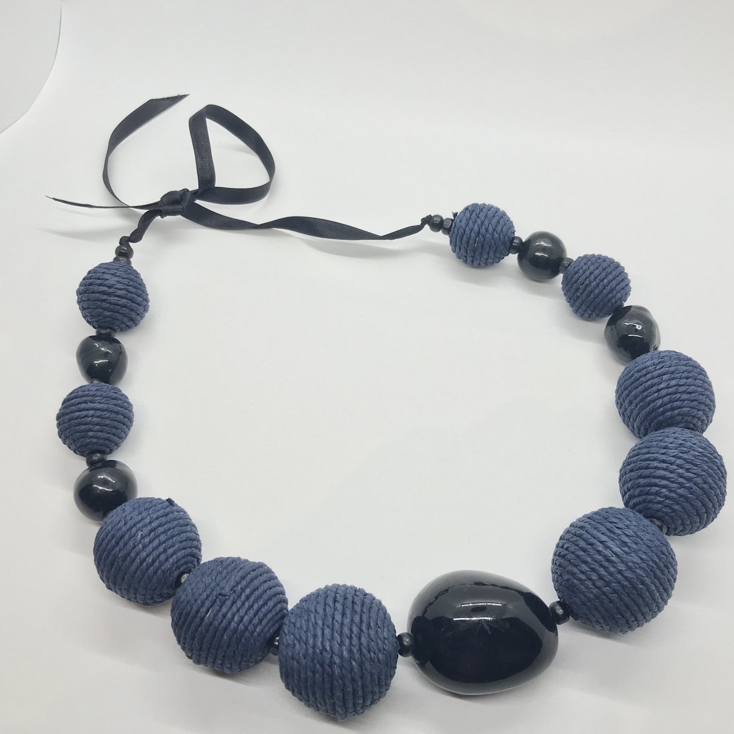 Large Navy blue beads