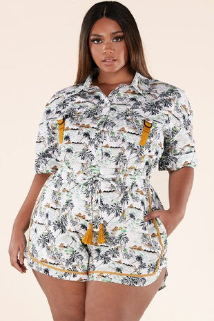 Tropical Romper