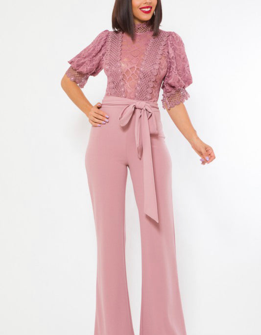 Blush jumpsuit