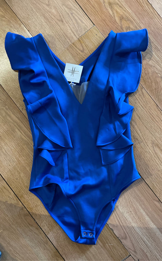 Royal blue body suit