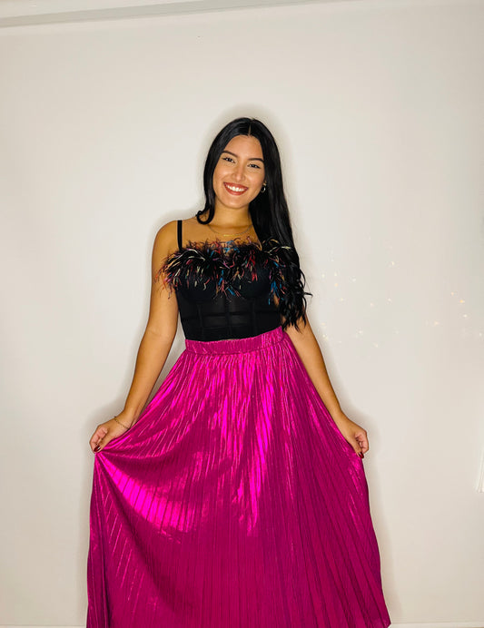 Fuchsia Skirt